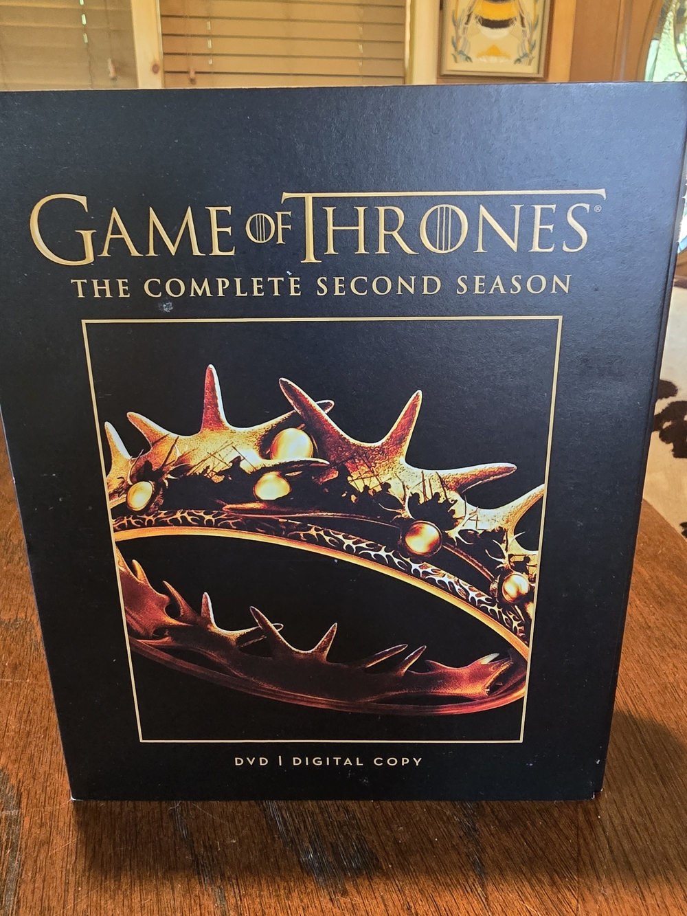 Game of Thrones: The Complete Second Season DVD Box Set - Black and Gold